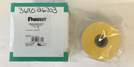 PANDUIT T200X000VX1Y THREMAL TRANSFER VINYL TAPE