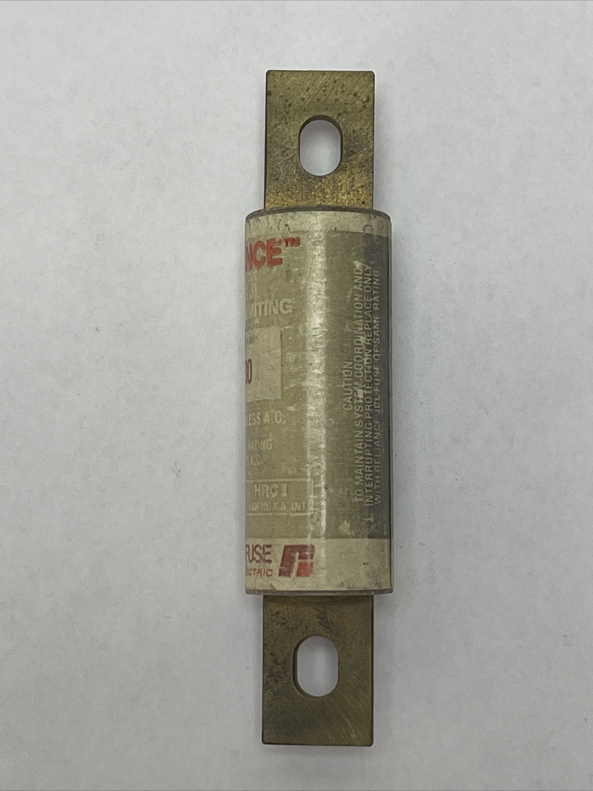 RELIANCE JCL 80 CURRENT LIMITING FUSE 80AMP 600VAC CLASS J