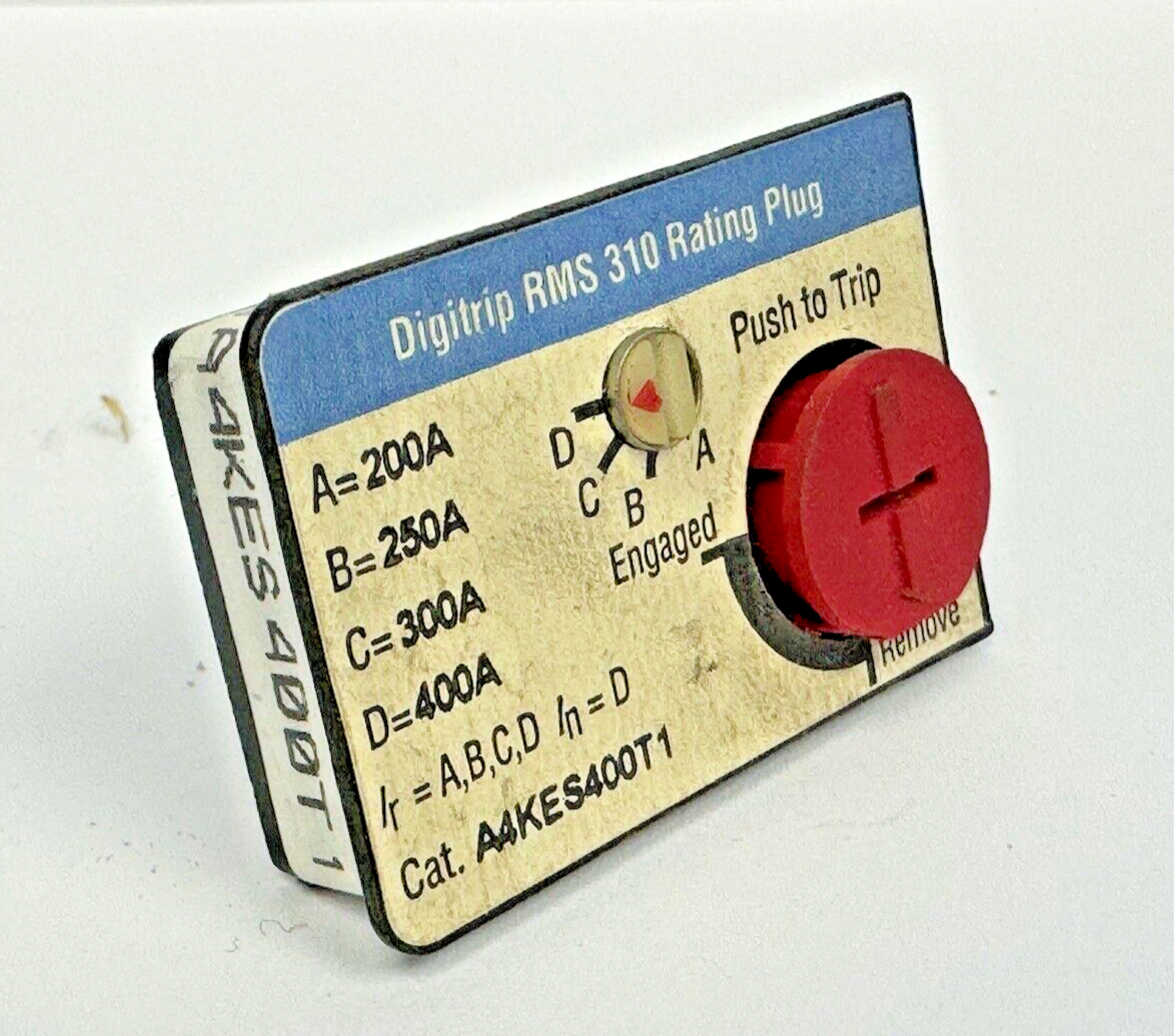 CUTLER-HAMMER - A4KES400T1 - RATING PLUG DIGITRIP RMS 310 - 400 AMP