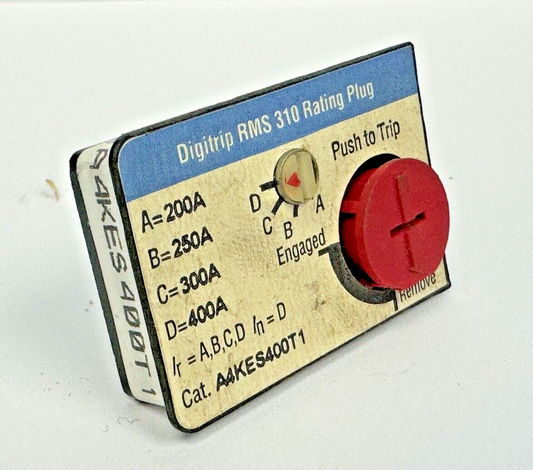 CUTLER-HAMMER - A4KES400T1 - RATING PLUG DIGITRIP RMS 310 - 400 AMP