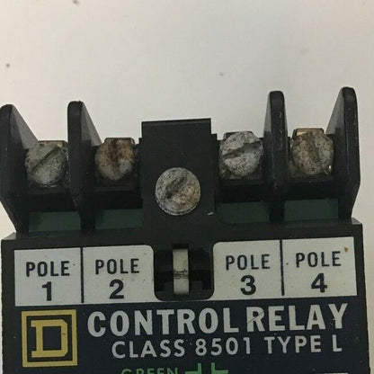 SQUARE D 8501 LO-80 AC MAGNETIC RELAY SER.A 120-60/110-50