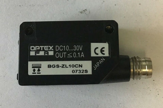 OPTEX BGS-ZL10CN BACKGROUND SUPPRESSION LASER/ SENSOR 30VDC 0.1A