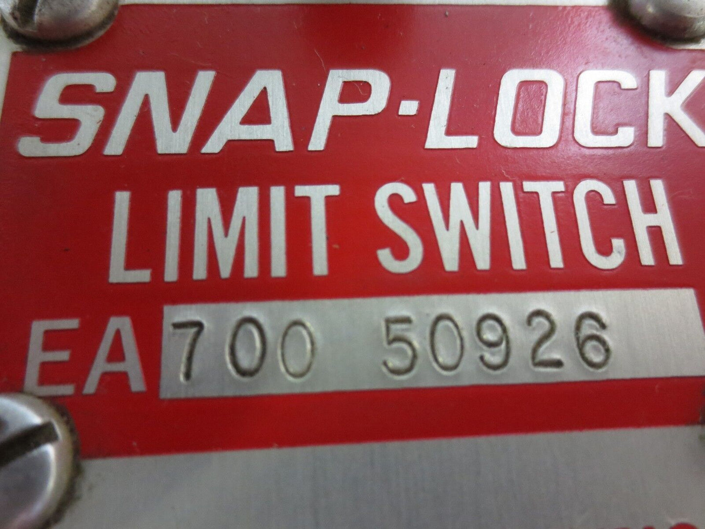 NAMCO EA700-50926 SNAP-LOCK LIMIT SWITCH