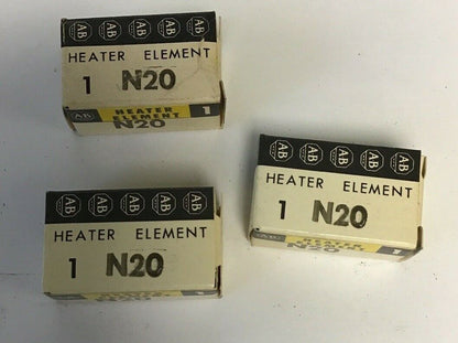 ALLEN BRADLEY N20 HEATER COIL***LOTOF3***