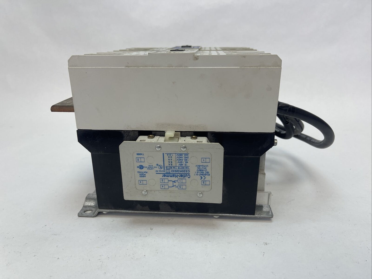 CUTLER HAMMER EATON CN15KN3 SIZE 3 REVERSING CONTACTOR SER A1 600VAC 90A 50HP