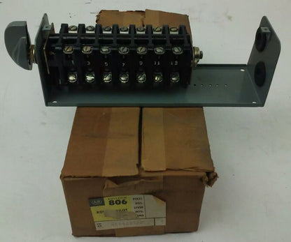 ALLEN BRADLEY H609083-2 ROTARY PILOT SWITCH, SIZE 10, 25A, H609083/2, BUL. 806