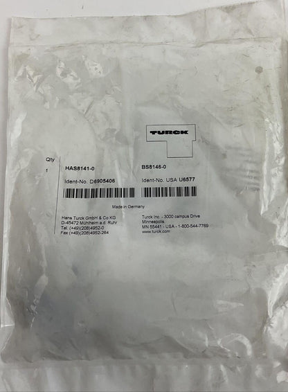 TURCK HAS8141-0 CIRCULAR CONNECTOR BS8146-0***LOTOF2***