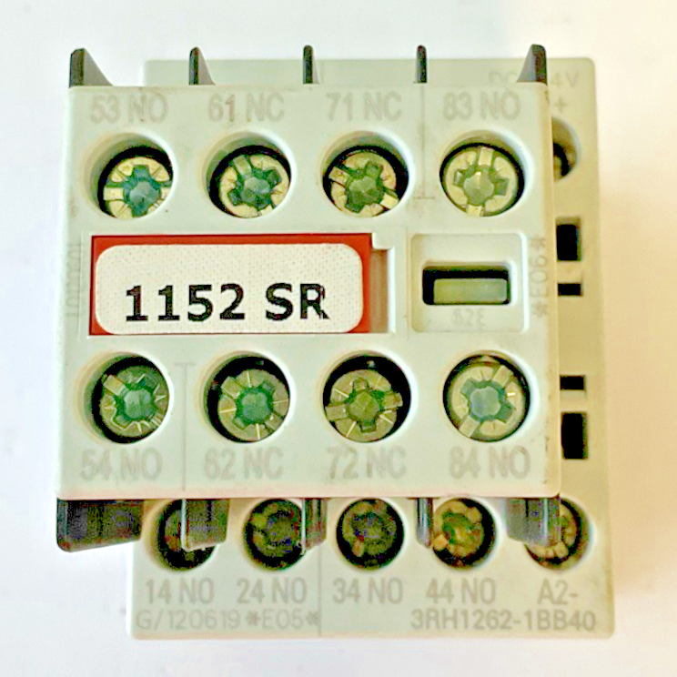 SIEMENS 3ZX1012-0RH11-1AA1 CONTACT  W/ 3RH1911-1GA22-3AA1 RELAY