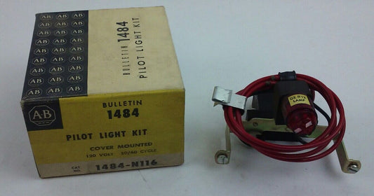 NEW ALLEN BRADLEY 1484-N116 STARTER PILOT LIGHT KIT 120V