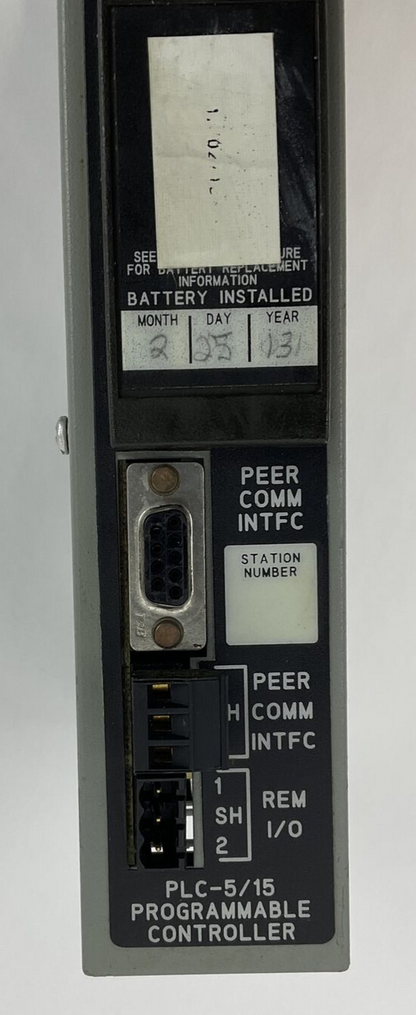 ALLEN BRADLEY 1785-LT/B PROCESSOR MODULE FIRM.S SER.B 2.5A 5VDC