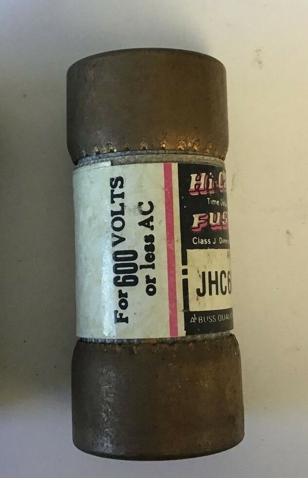 BUSS JHC 60 HI-CAP FUSE 600VAC CLASS J ***LOTOF2***