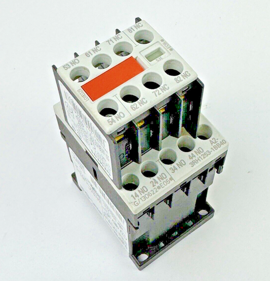 SIEMENS - 3RH1253-1BB40 - CONTACTOR & SIEMENS - 3RH1911-1GA13-3AA1 - AUX. BLOCK