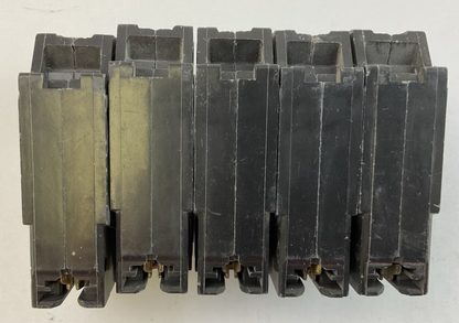 GE THQL1125 25AMP 120/240VAC 1POLE CIRCUIT BREAKER (LOT OF 5)