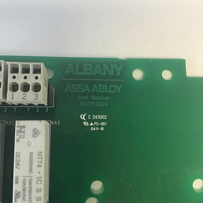 ALBANY 4920V0024 ASSA ABLOY CIRCUIT BOARD