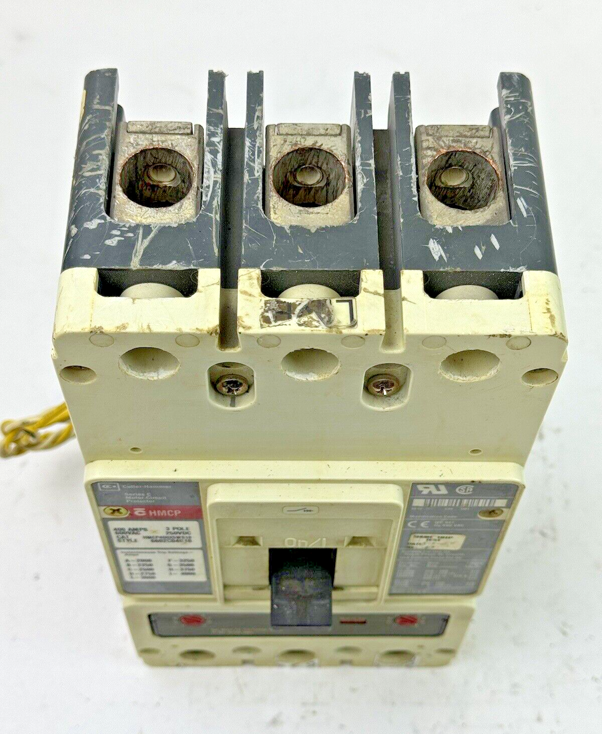 CUTLER-HAMMER - HMCP400X5WS10 - 400A, 3POLE, 600VAC, 250VDC W/SNT3P11 SHUNT UNIT