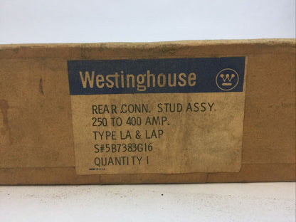 WESTINGHOUSE STYLE 5B7383G16 REAR CONNECTED STUD ASS'Y 250-400A TYPE LA & LAP