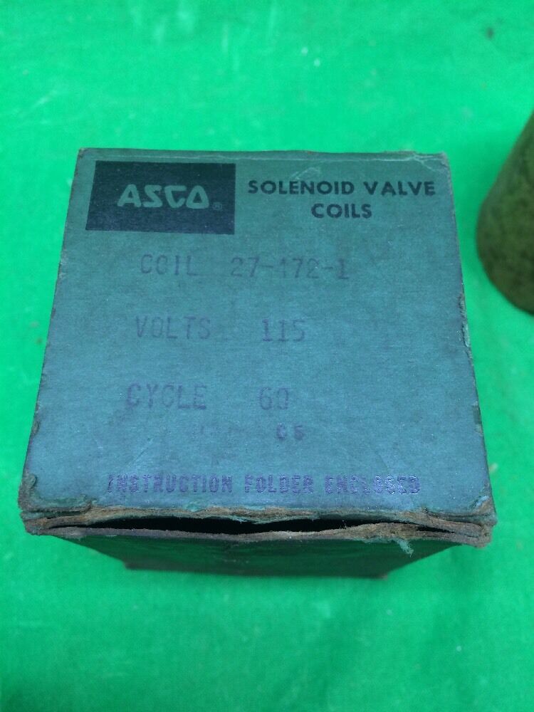 ASCO 27-472-1 SOLENOID VALVE COIL 115V/60