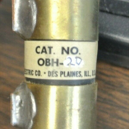 ECONOMY / FPE OBH-20 BOLT-ON FUSE / 20A / 32VDC / NEW SURPLUS