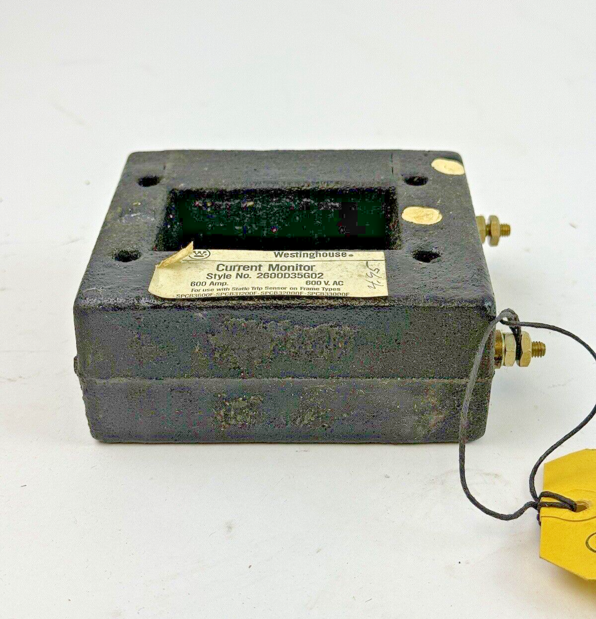 WESTINGHOUSE - 2600D35G02 - MONITOR FOR TYPE SPCB 600 - 600 A/ 600VAC