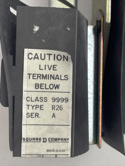 SQUARE D 9422RP1 OPERATING MECHANISM SER B MISSING LOWER METAL BRACKET 9999 R26