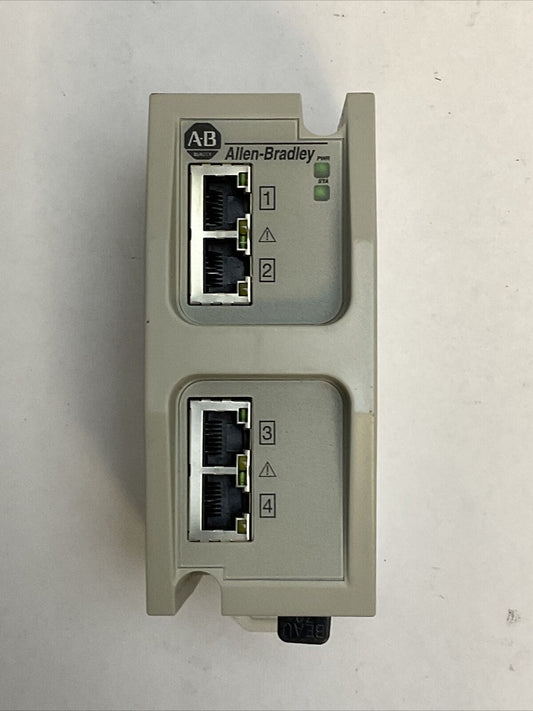 ALLEN BRADLEY 1783-EMS04T STRARIX 6000 ETHERNET MANAGED SWITCH SER B VER 00