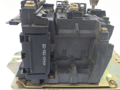 ALLEN BRADLEY 505-BOD, SER. A, REVERSING STARTER, SIZE 1, 600V, 120V COIL, USED