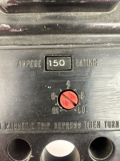 WESTINGHOUSE LB3400F 600VAC 3POLE 400AMP CIRCUIT BREAKER FRAME 150AMP TRIP UNIT
