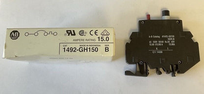 ALLEN BRADLEY 1492-GH150 MINIATURE CIRCUIT BREAKER 15A SER.B