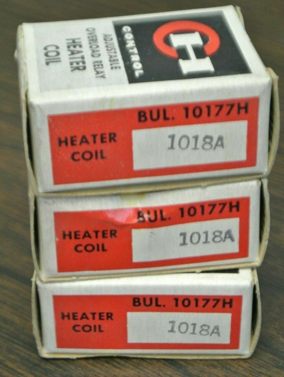 LOT of 3 / CUTLER-HAMMER H1018 OVERLOAD HEATER ELEMENT / NEW SURPLUS / 1018A