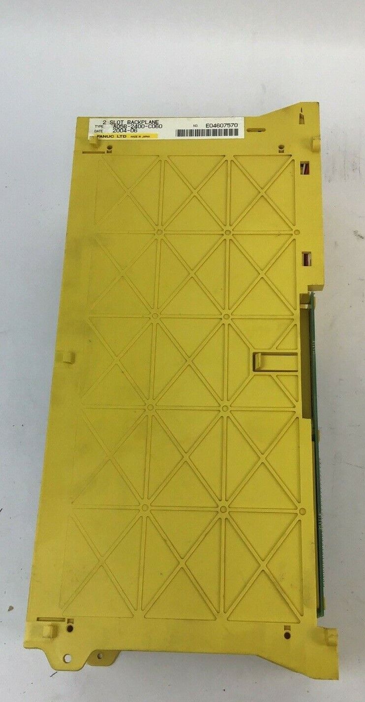 FANUC A05B-2400-C060 2SLOT RACK CHASSIS W/ FAN A02B-0260-C021