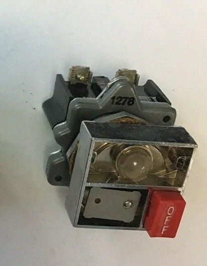 CUTLER-HAMMER E30DX12 COMPACT PUSHBUTTON W/INDICATOR LIGHT 12VAC/DC