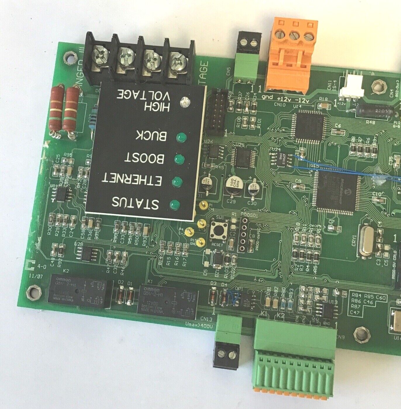 D&V ELECTRONICS DC-DC MAIN PCB VER. 1.0 155-0192 CIRCUIT BOARD