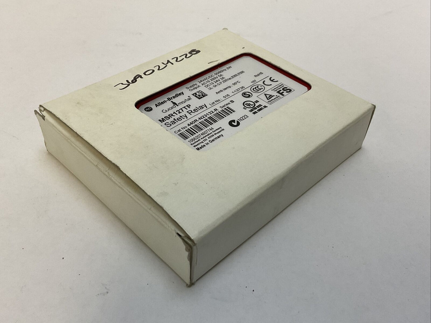 ALLEN BRADLEY 440R-N23132-R SERIES B GUARD MASTER SAFETY RELAY MSR127TP