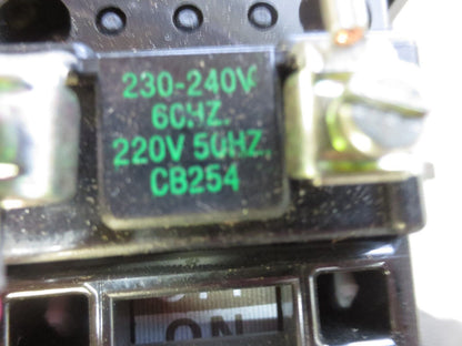 ALLEN-BRADLEY 509-BOXD ACROSS-THE-LINE AC STARTER - 115-120V/60Hz, 11V/50Hz NEW
