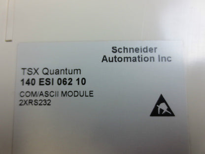 SCHNEIDER AUTOMATION TSX QUANTUM - 140 ESI 062 10 - COM/ASCII MODULE 2XRS232