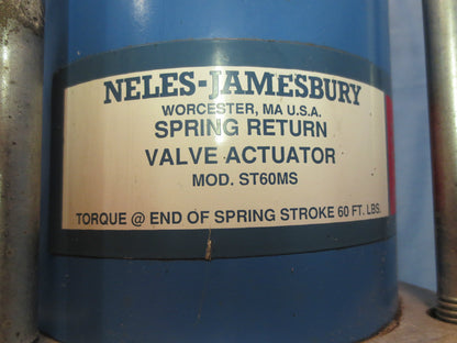 NELES-JAMESBURY ST60MS PNEUMATIC ACTUATOR - VERY CLEAN