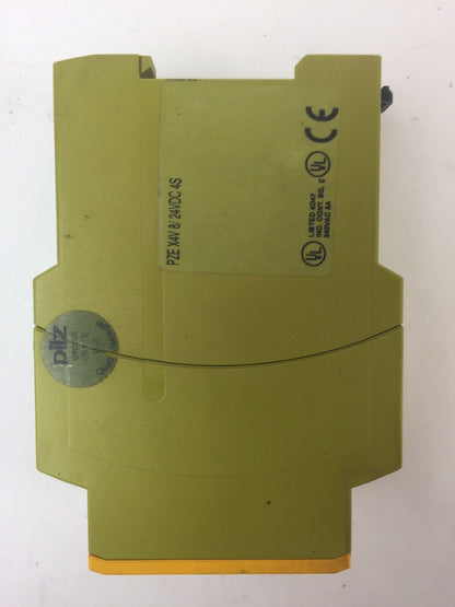 PILZ PZE X4V8/24VDC 4S SAFETY RELAY 24VDC