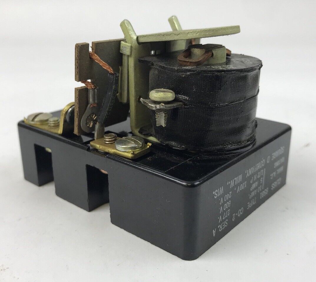 Square D 8501 CO2 AC Magnetic Relay 115 V 60 Cycle