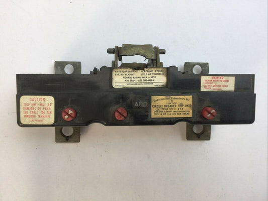 WESTINGHOUSE HLA2400T AB DE-ION TRIP UNIT 400AMP 2POLE MAG TRIP ADJ 2000-4000A