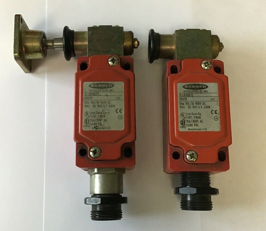 Banner SI-LM40KVE Interlock Body 49479 10A/Ui 400VAC ***(LOTOF2)***