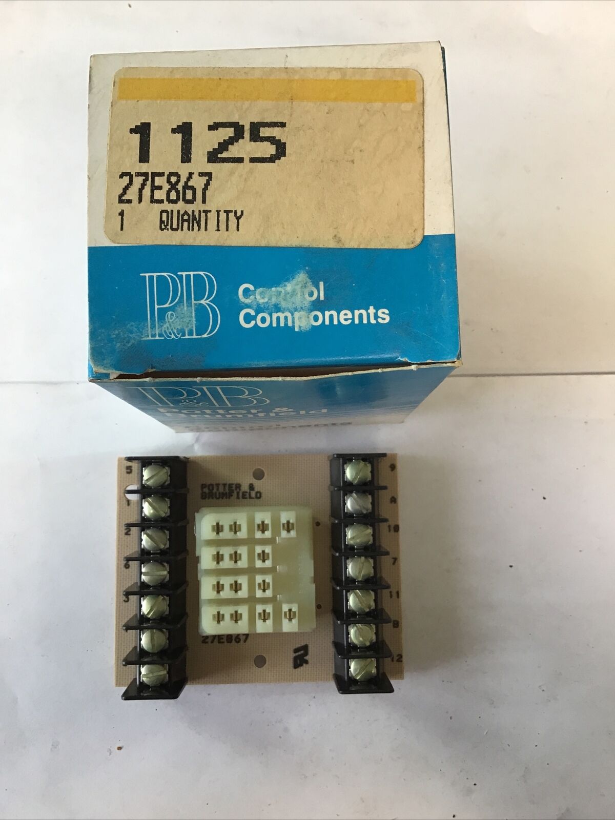 POTTER & BRUMFIELD 27E867 RELAY SOCKET***LOTOF2***