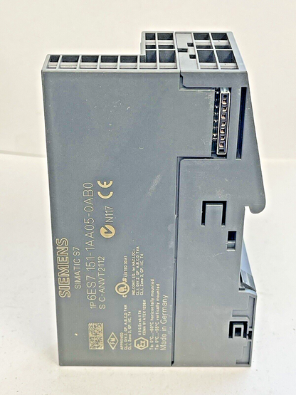 SIEMENS - 6ES7 151-1AA05-0AB0 -X1 PROFIBUS-DP INTERFACE MODULE-24V DC-SIMATIC S7