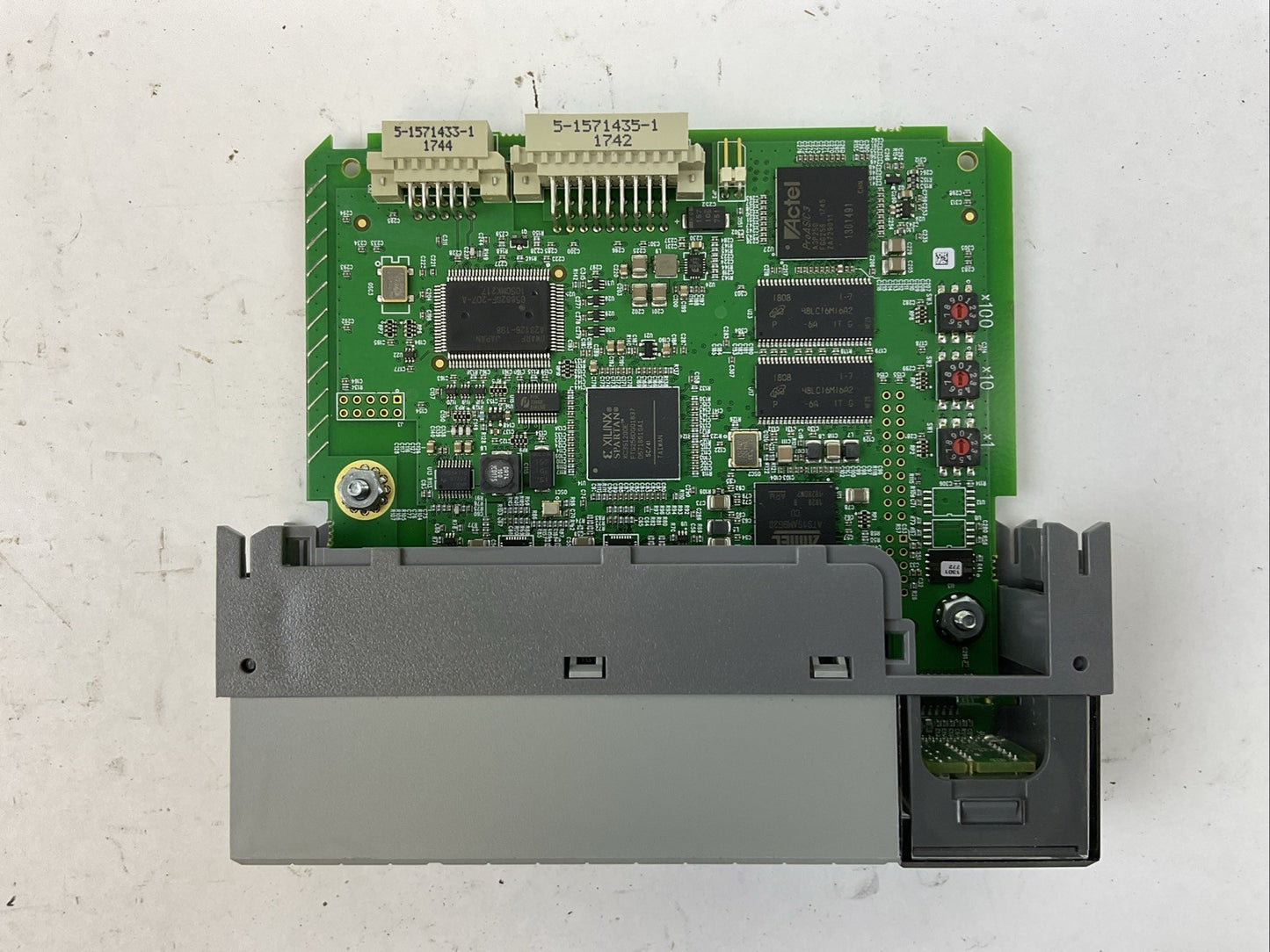 ALLEN BRADLEY 1747-AENTR SER A FW 2.002 ETHERNET/IP MODULE DIR/VER 10000211144/