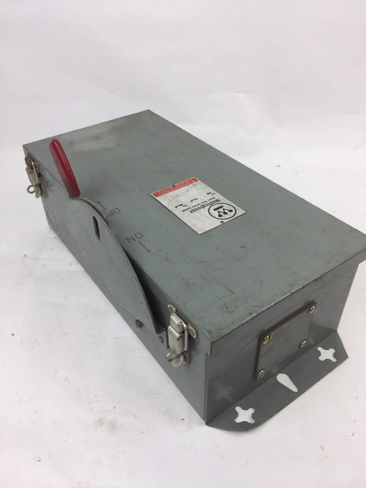 WESTINGHOUSE RHFN261 TYPE 3R RAINPROOF 30 AMP 600 VOLTS AC ENCLOSURE