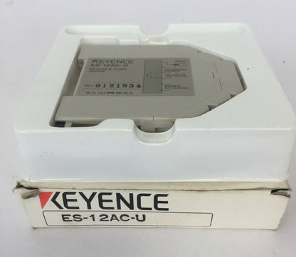 KEYENCE ES-12AC-U PROXIMITY SENSOR AMPLIFIER 110/120VAC