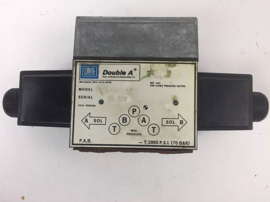 DOUBLE A QF-5M-C-10A2 DIRECTIONAL VALVE