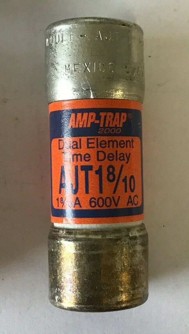 GOULD SHAWMUT AJT1-8/10 AMP-TRAP 2000 1 8/10A 600V ***LOTOF10***