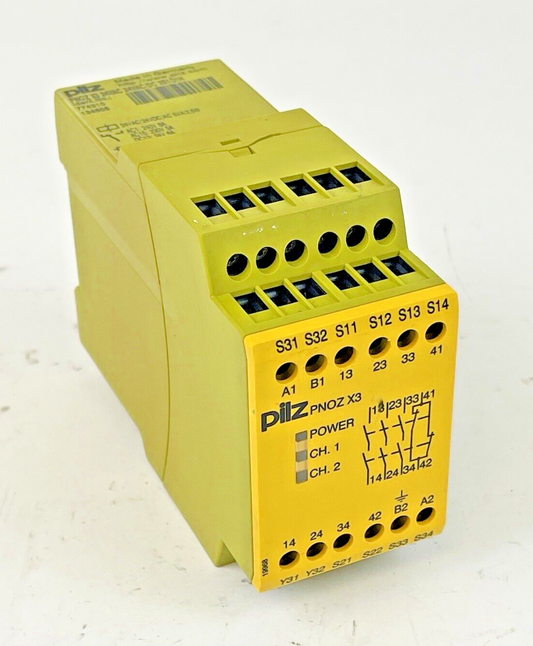 PILZ - PNOZ X3 - SAFETY RELAY MONITOR - 24VAC/DC - 3S101H