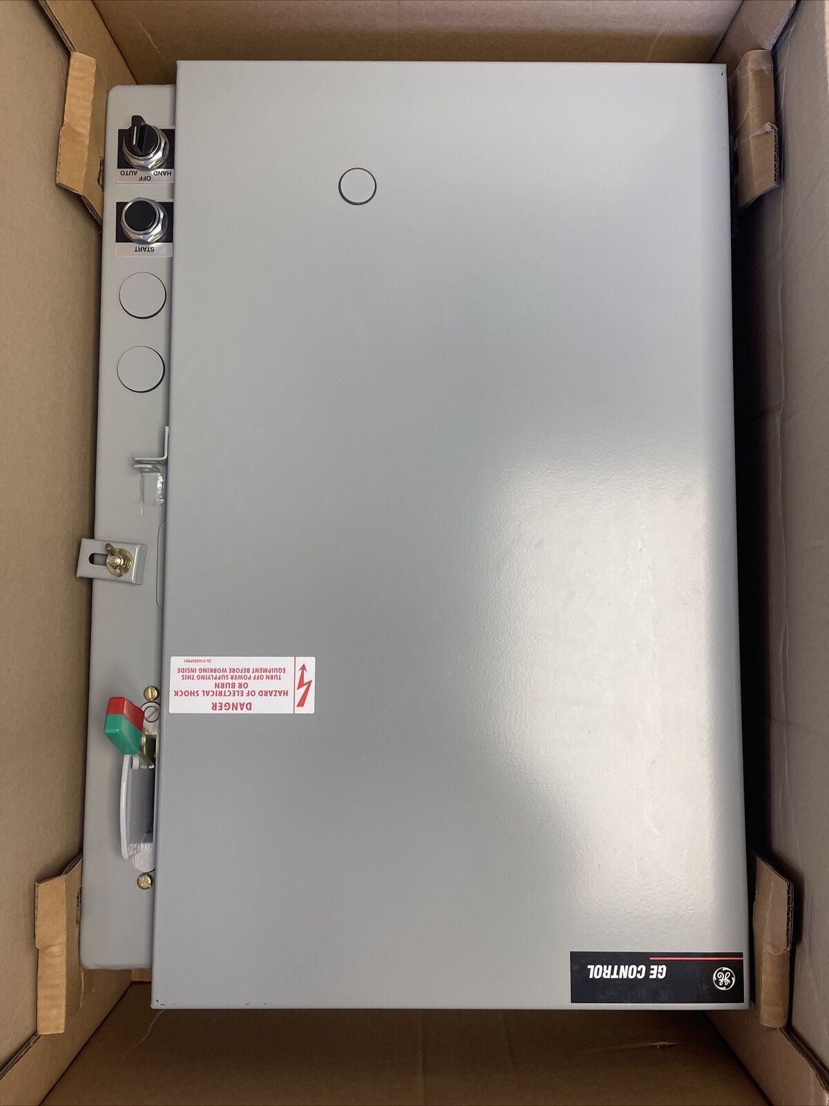 GE CR341D044CAB1AA PUMPING PLANT PANEL 460/480 LINE VOLT 460/575VAC 10HP FUSIBLE