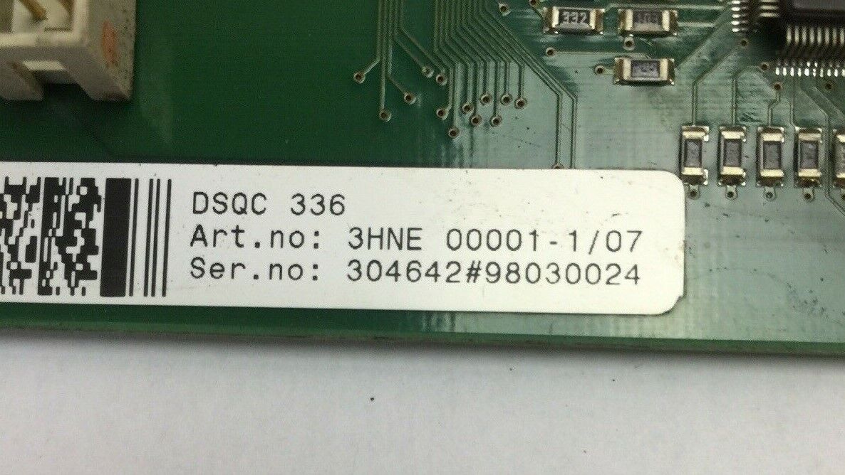 ABB DSQC 336 3HNE 00001-1/07 ETHERNET CIRCUIT BOARD 3HNE 00074/ NIOC PCB REV 5.0